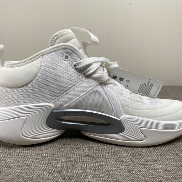 adidas Exhibit Select Mid Sneakers Women's 8.5 White Silver Metallic IE9332 NWT - Picture 11 of 12